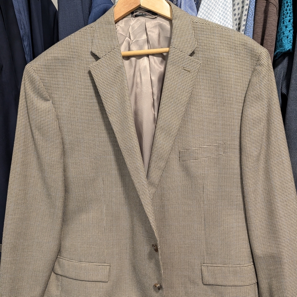 Ralph Lauren Beige Checkered Blazer